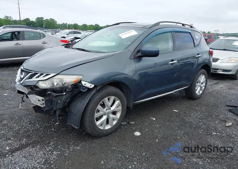 2012 Nissan Murano Sl из США, поврежденный, VIN JN8AZ1MWXCW202302